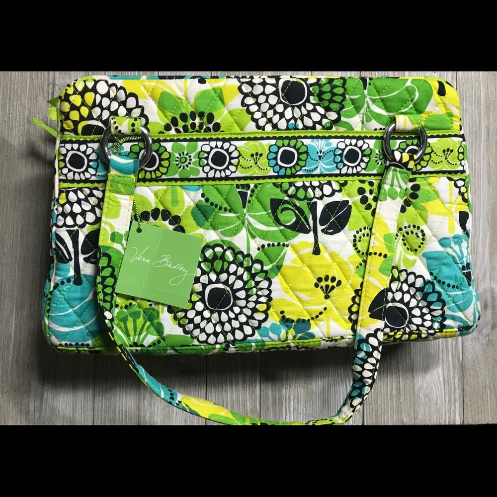 NWT Vera Bradley Whitney Bag in Lime’s Up